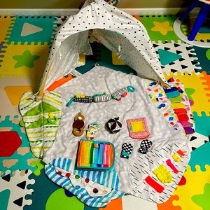 Lovevery gym and extra toys